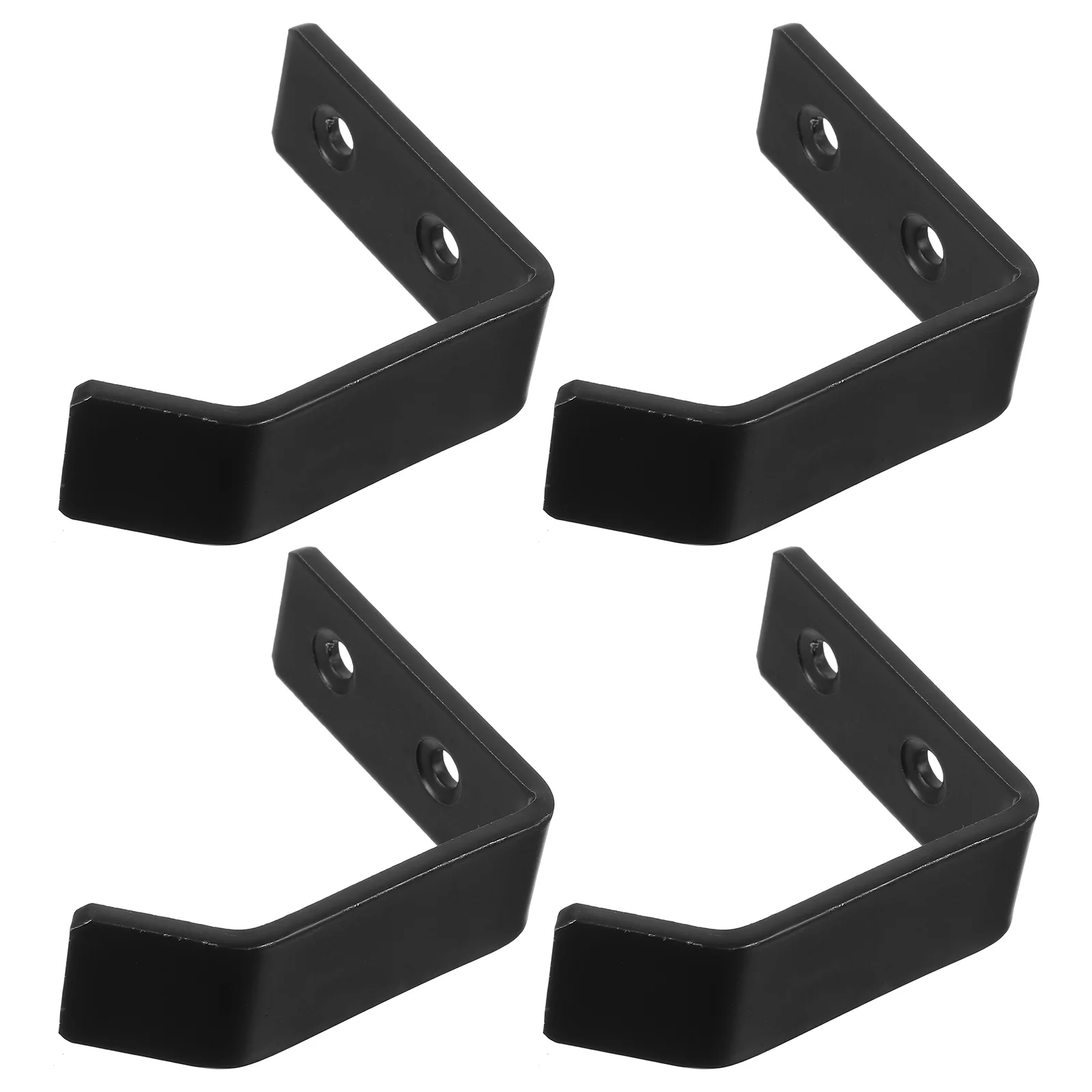 

4 Pcs Wall Mount Bracket Hooks Single Garage Storage Utility Hanger Metal Jack Stand