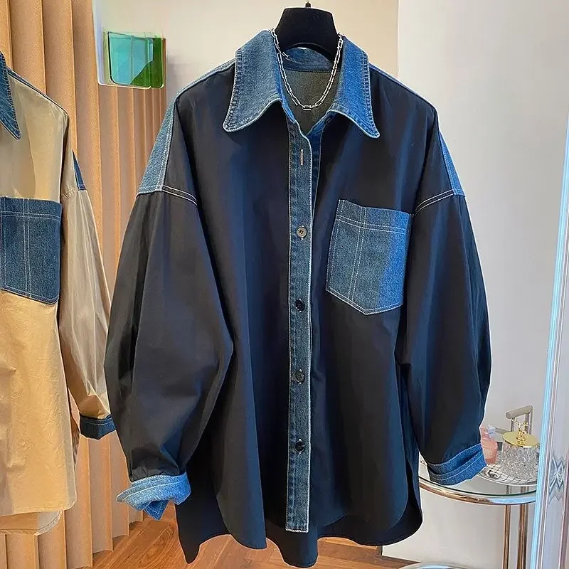 2024 ранняя осень новый нишевый дизайн чувственный лоскутный американский