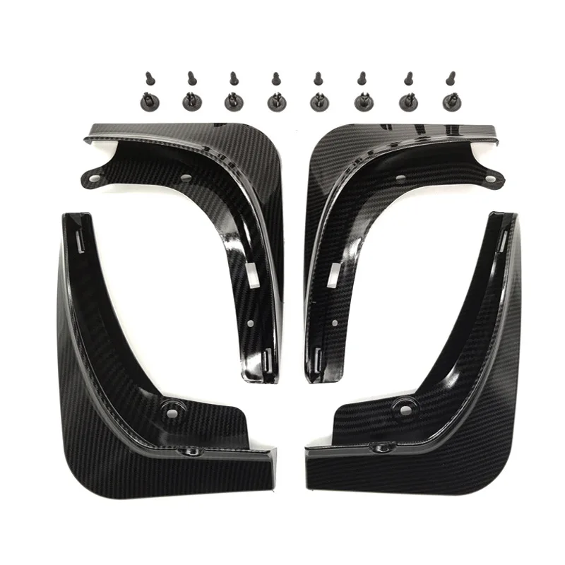 

Tesla Mud Flaps Guard Fender Front Rear Wheel Mudguard Carbon Fiber ABS No Drilling Required For Tesla Model 3 2021 Accessories