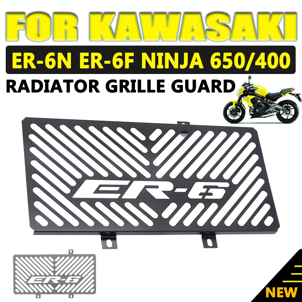 

For Kawasaki ER6N ER-6N ER6F ER-6F 2009 2010 2011 Motorcycle Radiator Grille Guard Grill Protective Protection Cover Protector