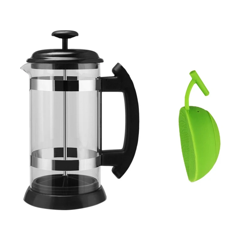 

French Press Refillable Coffee Kettle Party Time Americano Coffee Maker Wholesale Tea Milk Foam Producer With Tea Filter