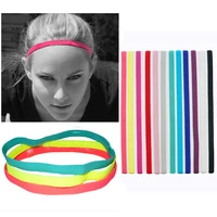 1pc high elastic yoga headband sweat absorbing anti skid universal headband for women gym sports football face washing headwear