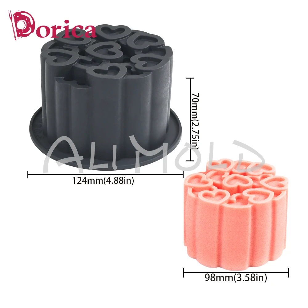 

Силиконовая форма для торта Dorica сердце