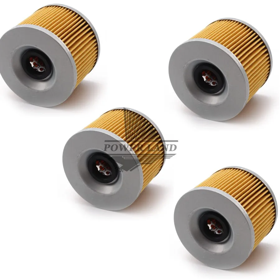 

Желтый мотоциклетный масляный фильтр для Kawasaki EL/EX250 Z400/440/500/550/650/750/900 ZR/ZX/ZRX/400, 4 шт.