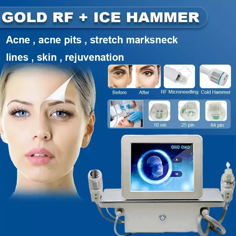 

2in1radio Frequency Microneedle Machine Minute Needle Microneedle Beauty Machine Eliminate Acne Wrinkles Reduce Pore