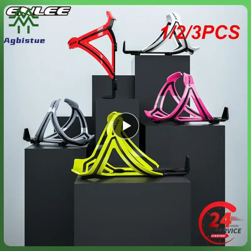 1/2/3PCS MTB Road Bike Cage Water Socket Two-Tone Ultralight Plastic Gray Pink Bicycle Part Bottle Drum Holder