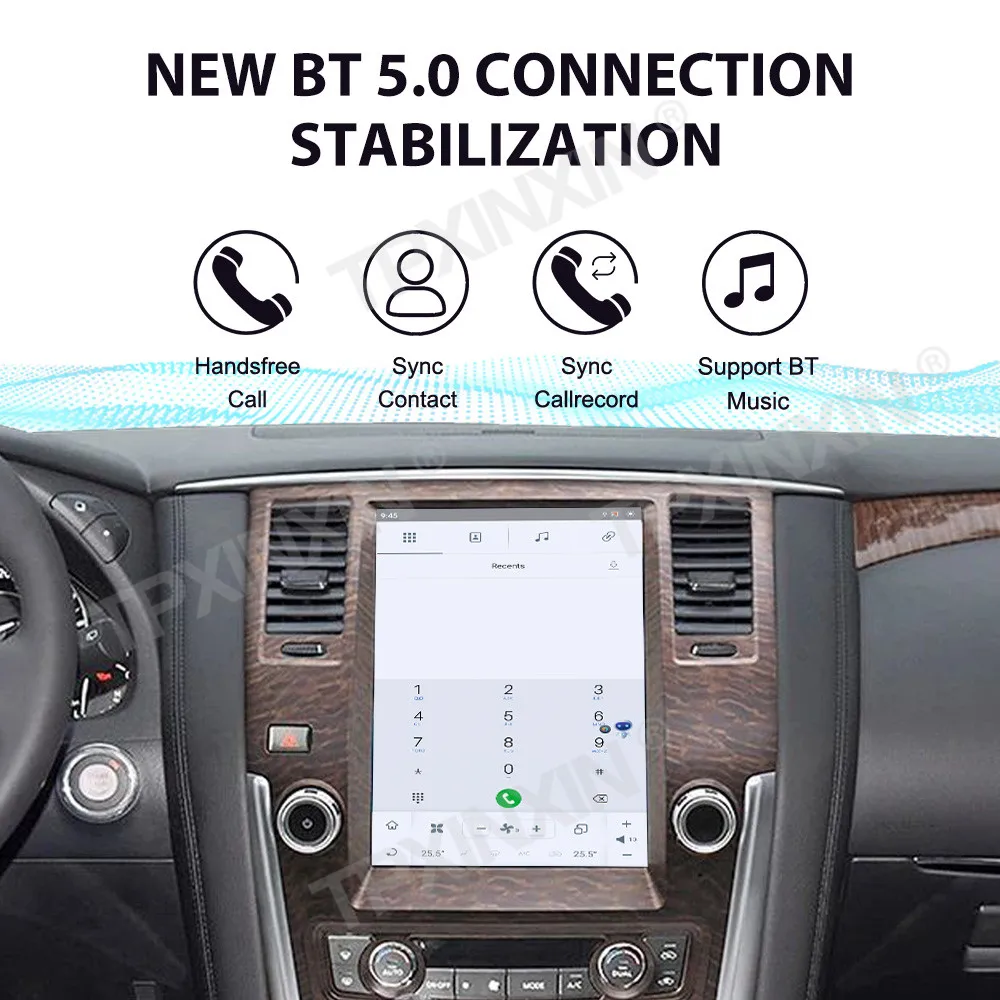 12.1 Inch Android Auto Touch Screen Multimedia Stereo For Nissan Patrol 2010~2019 GPS Navigation Car Radio Audio IPS Head Unit