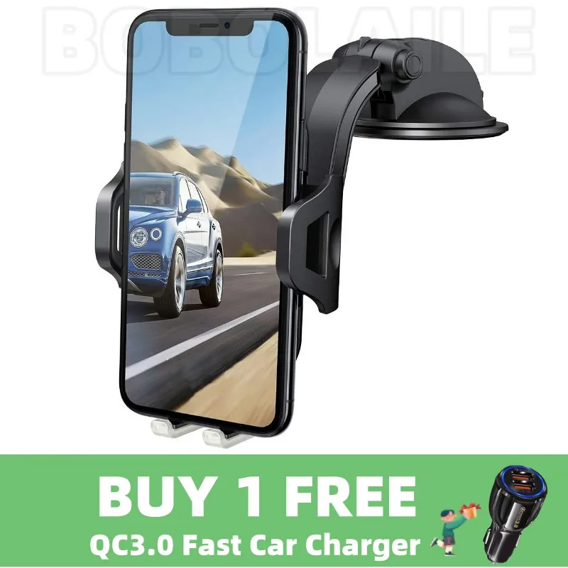 

2022 New Dashboard Phone Holder for Car with Strong Suction Cup Universal Windshield Phone Holder in Car