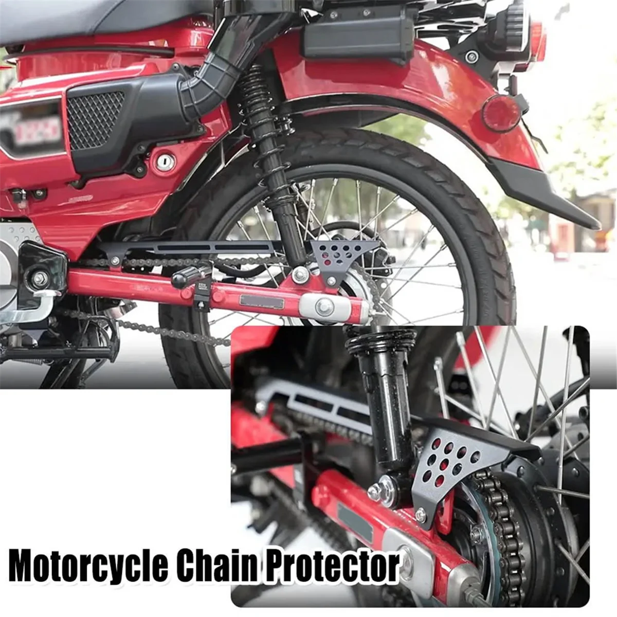 Защита цепи для Hunter Trail 125 защитная крышка CT125 2020 2021 2022 детали мотоциклетного