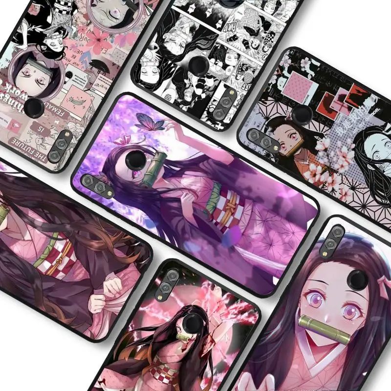 

Demon Slayer Kamado Nezuko Phone Case for Huawei Honor 10 i 8X C 5A 20 9 10 30 lite pro Voew 10 20 V30