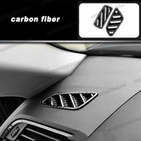 carbon fiber car dasboard air vent outlet frame trims chrome for audi q3 2019 2020 2021 accessories auto styling2022 2023 s line