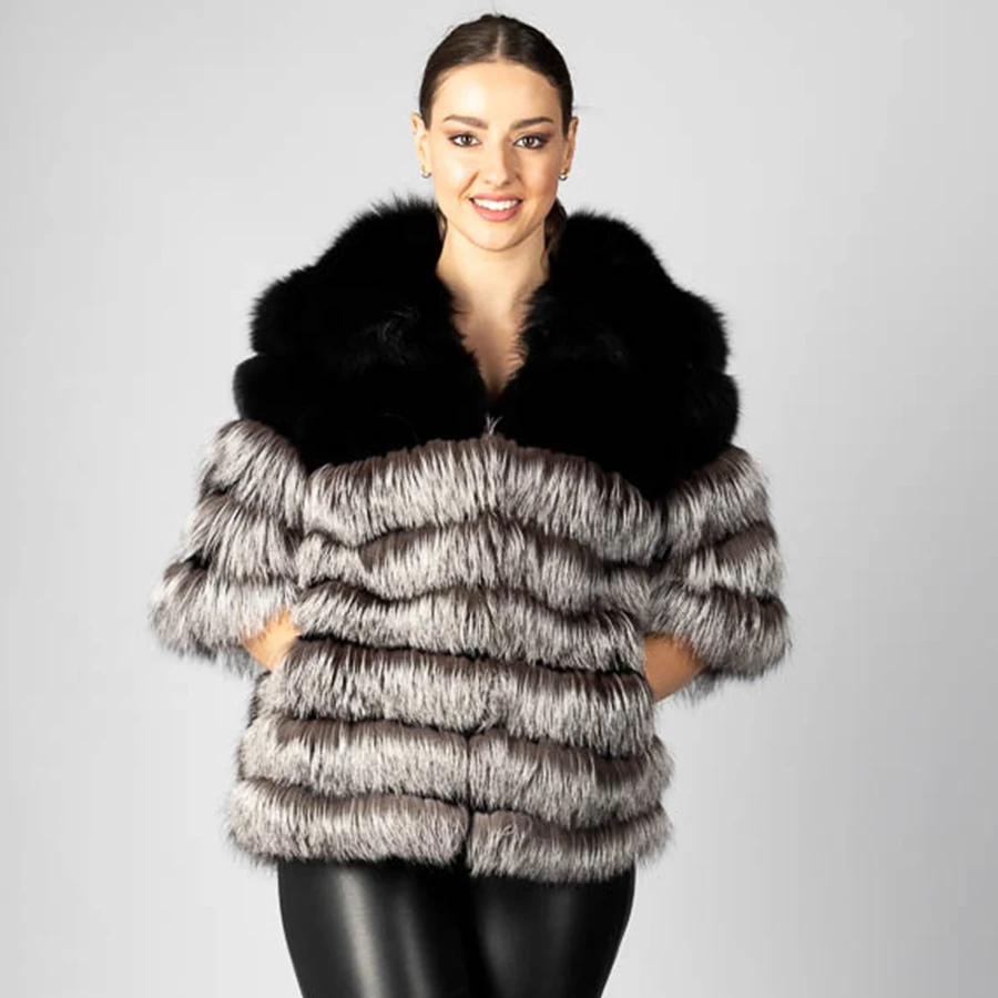 

Best Selling Fur Coat Women Natural Fur Jacket
