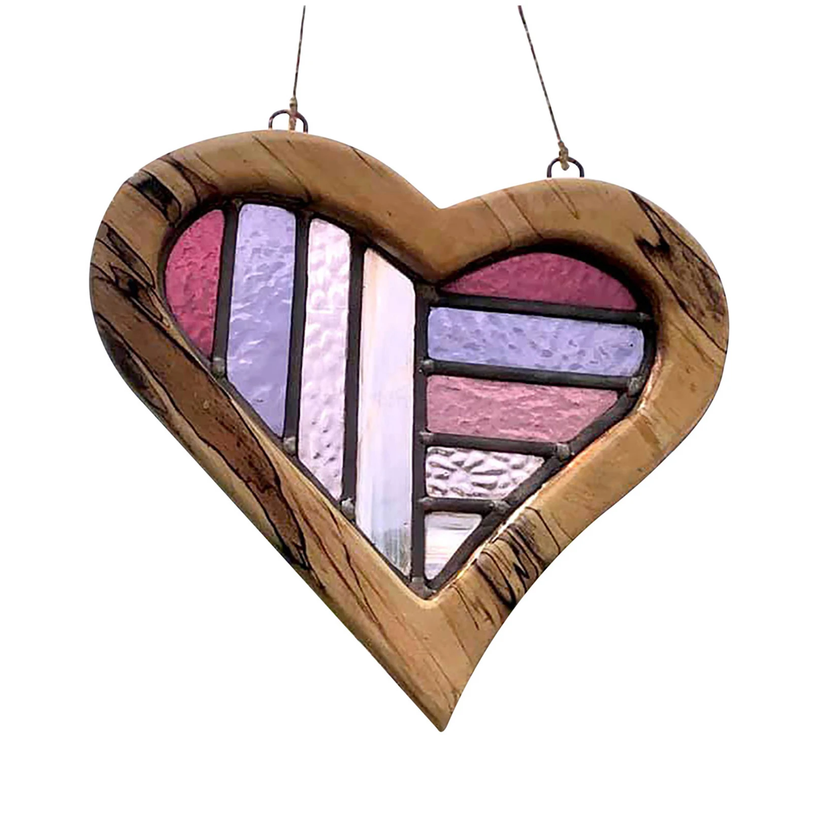 

Деревянные окрашенные украшения в виде сердца, деревянные подвески в форме сердца, украшения для окон, подвесные украшения для свадебной ве...