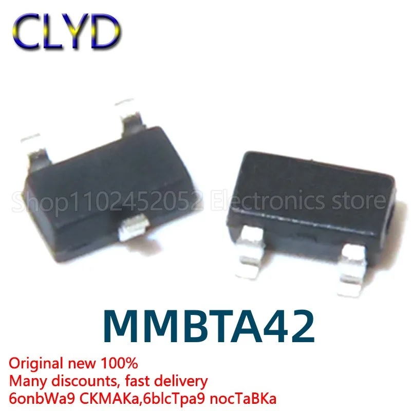 

3000PCS/LOT New and Original MMBTA42 A42 screen printing 1D MMBTA42LT1G SOT23 NPN chip transistor (3K)