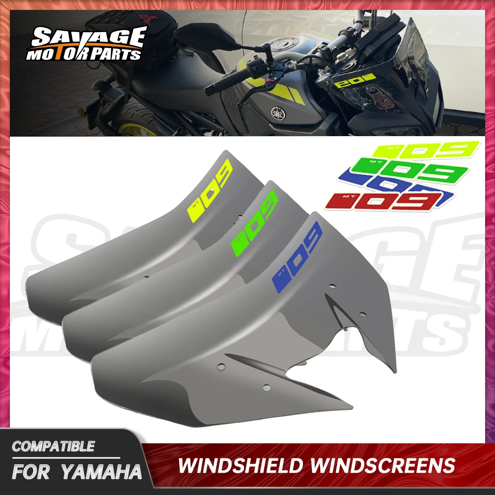 

For YAMAHA MT09 SP FZ09 Motorcycle Windshield Windscreens MT FZ 09 MT-09 FZ-09 2018-2020 Motorbike Pare-Brise Wind Deflectors