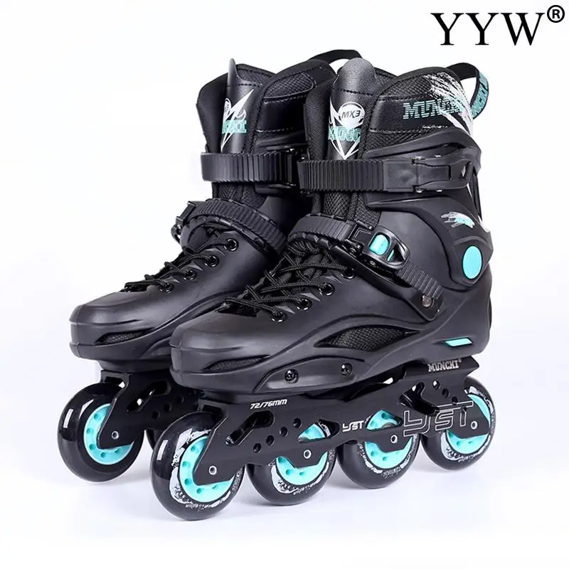 Inline Roller Skates Shoes 4 Wheels Skating Professional High Slalom Speed Road Show Sneakers Rollers Skating Shoes Patines