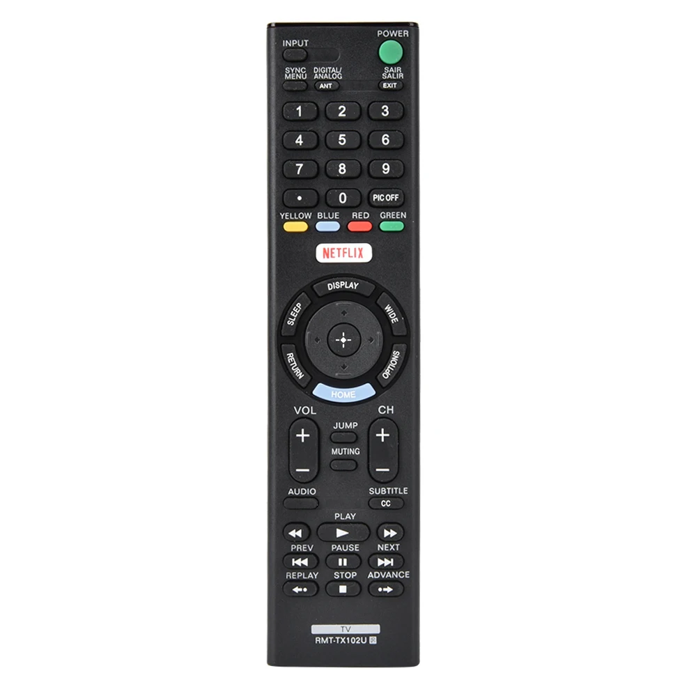 

Smart Tv Remote Control For Sony Rmt-Tx102U For Rmt-Tx100D Rmt-Tx101J Rmt-Tx101D Rmt-Tx100E Rmt-Tx101E