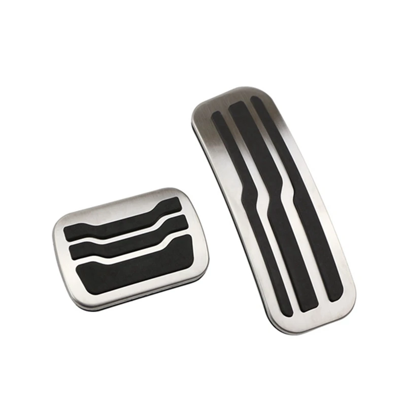 

Stainless Steel Foot Pedal Accelerator Gas Fuel Brake Pedal Pads Cover For Ford Explorer 2013-2021