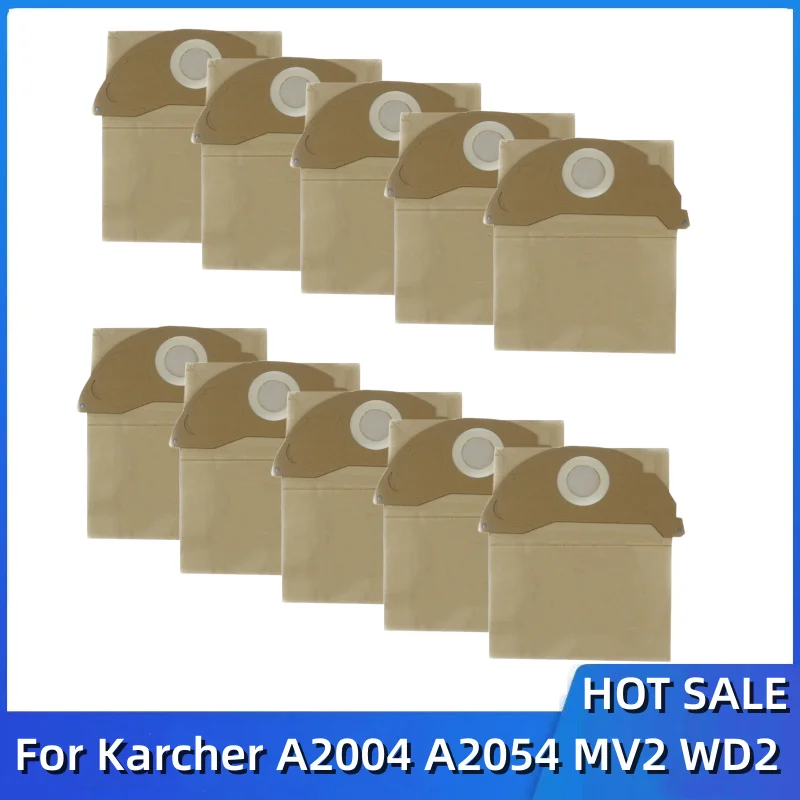 

Replacement Dust Bag For Karcher WD2250 A2004 A2054 MV2 WD2 Robot Vacuum Cleaner Accessories Paper Bags
