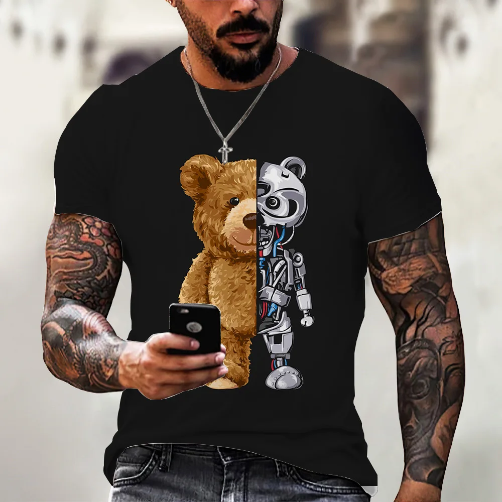 

Летняя стандартная футболка с 3D рисунком для мужчин и женщин, уличная одежда унисекс, трендовые футболки в стиле хип-хоп с круглым вырезом, Спортивные Повседневные футболки в стиле панк с пистолетом