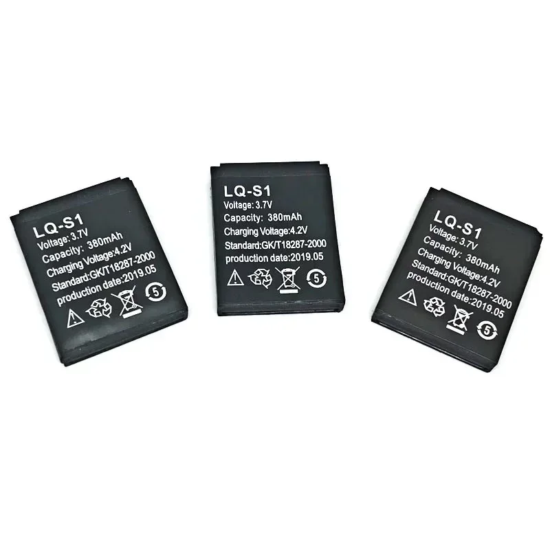 Фото Аккумуляторы LQ-S1 3.7V 380mAh для умных часов DZ09 V8 X6 W8 A1 AB-S1 FYM-M9 GJD HKS-S1 LQS1, литиевые перезаряжаемые батареи №4