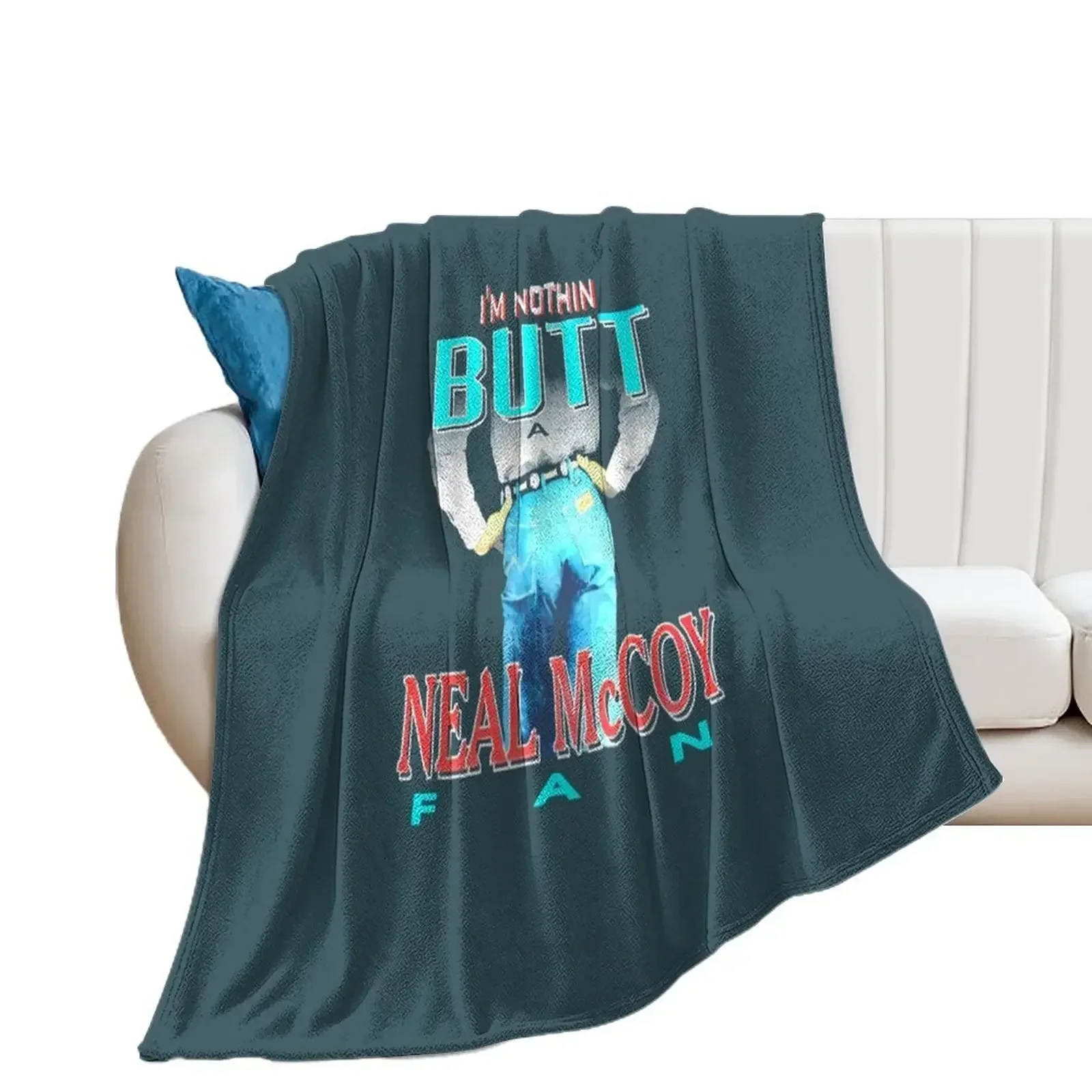Одеяло 1990_s Neal McCoy Vintage Nothin_ BUTT a Fan Tour Promo Classic 90_s Country Music Concert