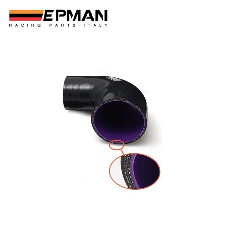 EPMAN-2 25 &quot-2 75&quot 57 мм-70 мм 4-слойный силиконовый угловой переходник 90 градусов
