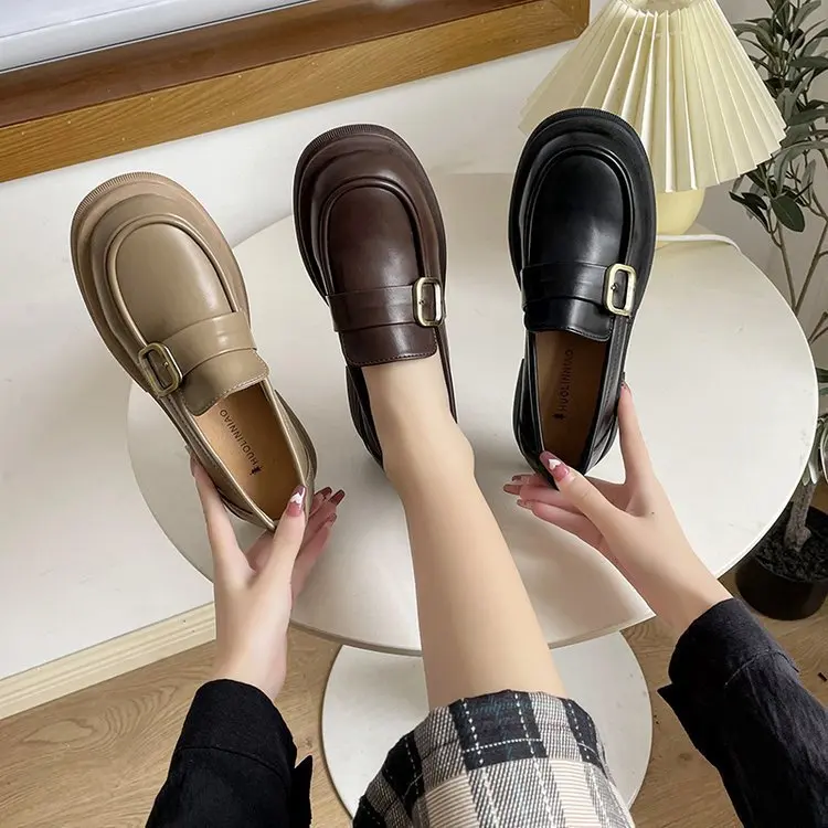 

Loafers Women's Spring New Women's Shoes Single Shoes Niche Design Square Heel Women's Shoes Single Shoes Mary Janes Shoes