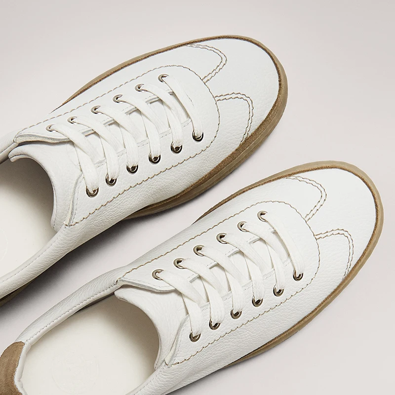 Linjer Stricklin модная повседневная обувь для девочек женская английская простая белая