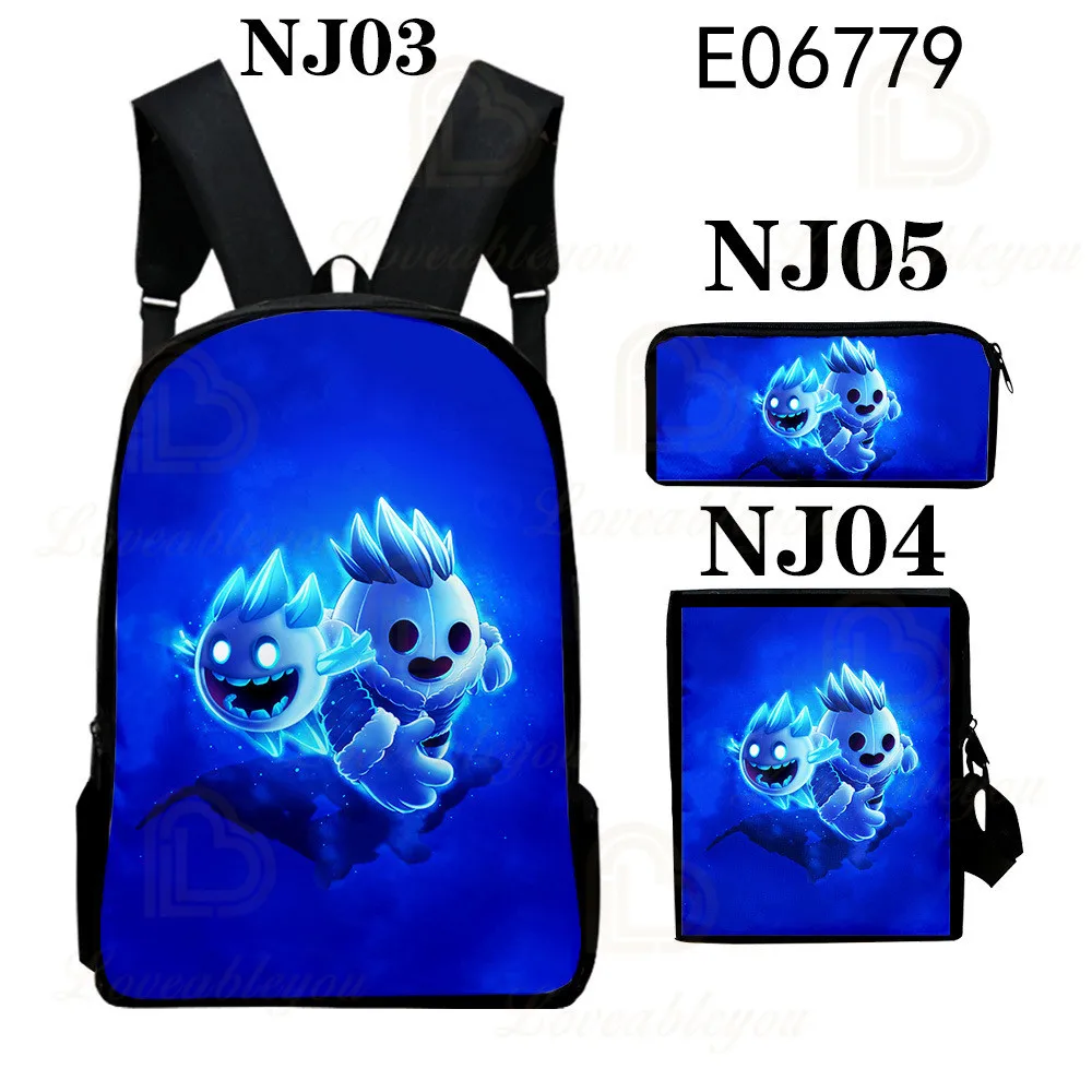 

Shooting Game Kids School Bags Cartoon Star Leon 3D Printed Backpack Set Boys Girls Harajuku Cartoon Backpack Tops Teen Bags