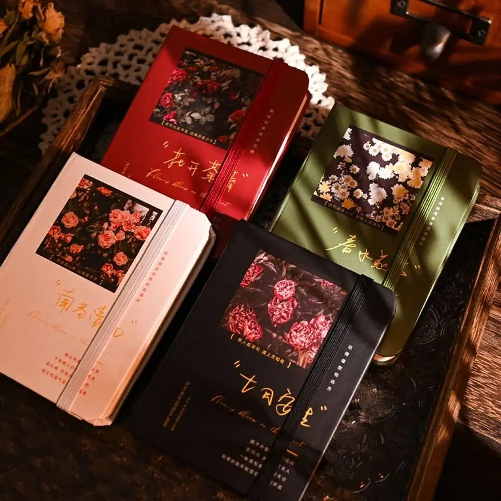 

Pocket Notebook Hard Cover School Stationery Mini Diary Book Notepad Retro Handbook Hand Account Loose-leaf Notebook