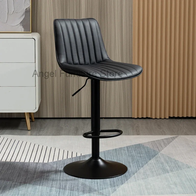 Роскошный кухонный барный стул скандинавский маникюрный шарнирный черный