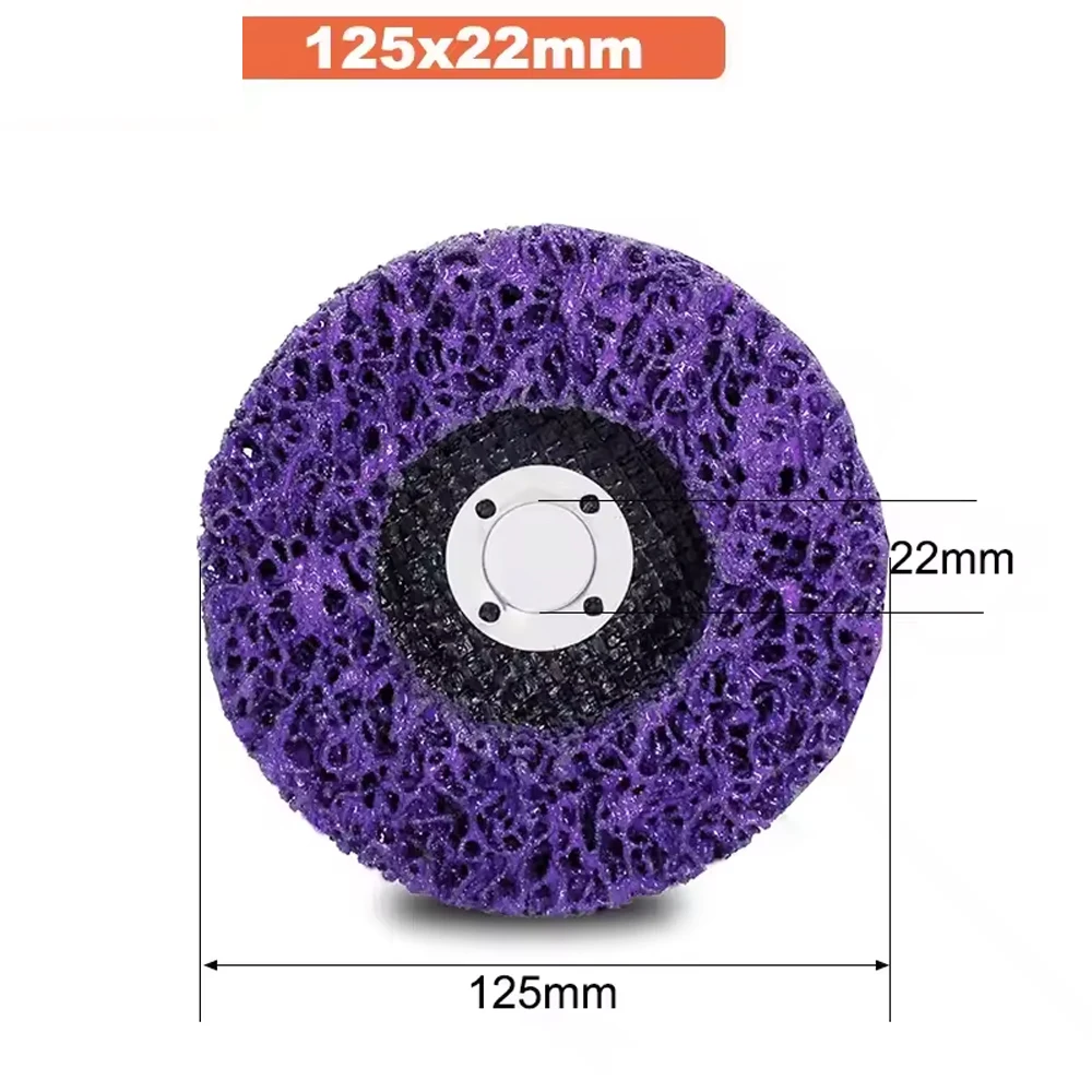 1-15 шт. 100/115/125 мм коралловый диск поли полосовые диски алмазный круг для удаления ржавчины шлифовальный диск для угловой шлифовальной машины металл дерево