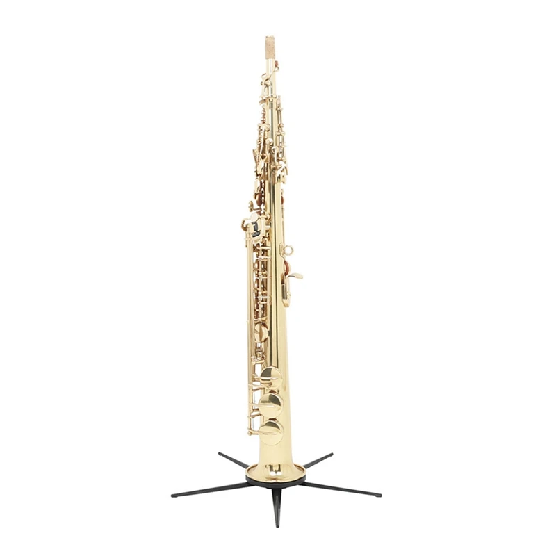 

1 PCS Soprano Saxophone Stand With Five Legs Saxophone Bracket Portable Foldable Woodwind Instrument Sax Accessories