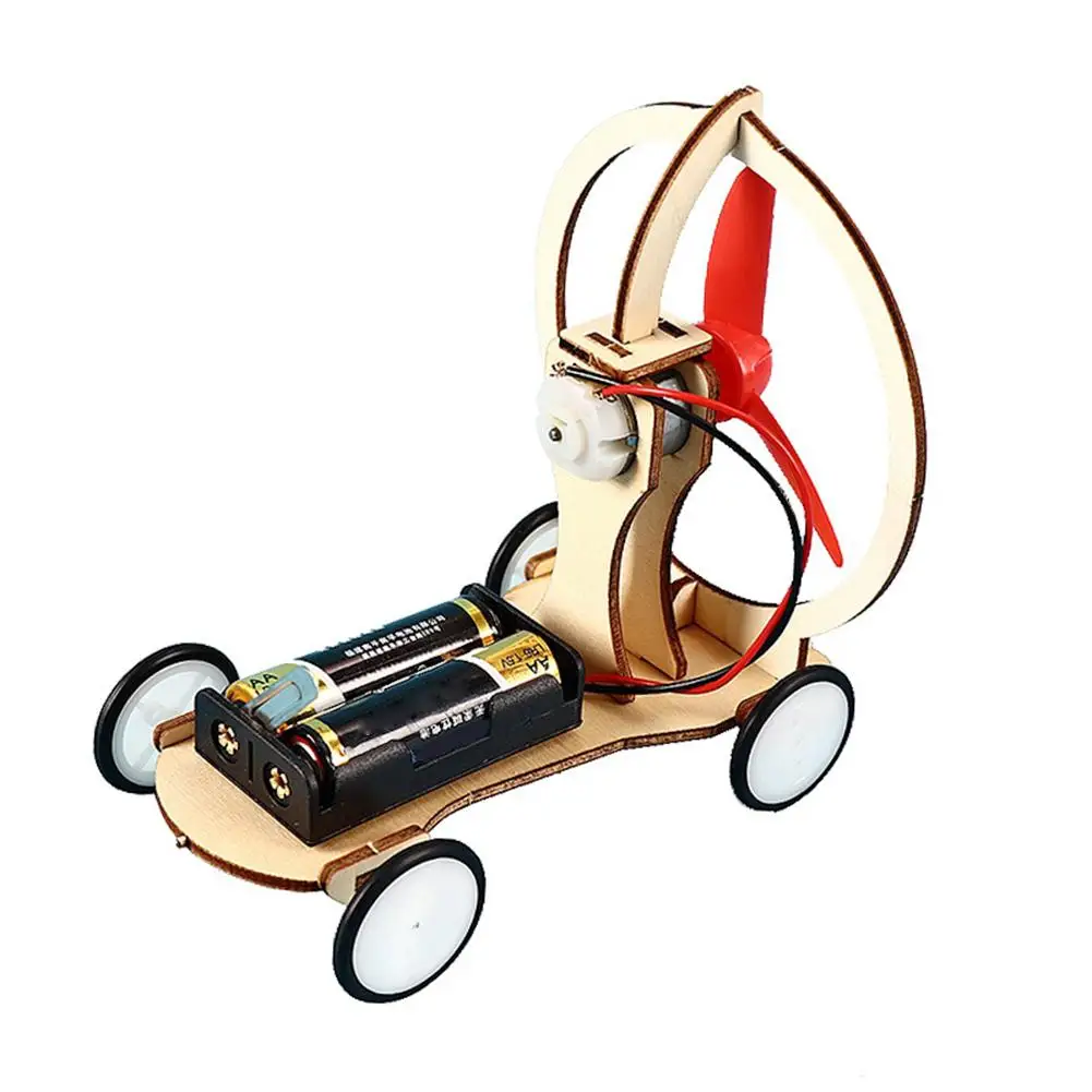

Students Kids DIY Electric Wind Car Model Physical Experiments Technology Toys Self-enhancement in Entertainment Novelty