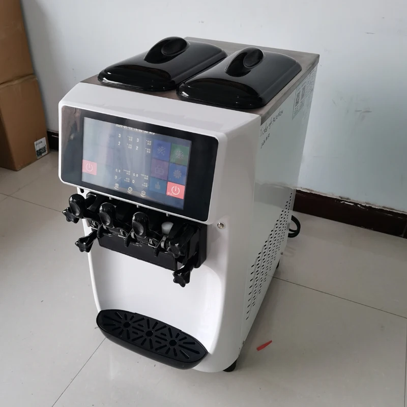 Машина для изготовления мороженого емкость 6 4QT * 2 машина производства твердого