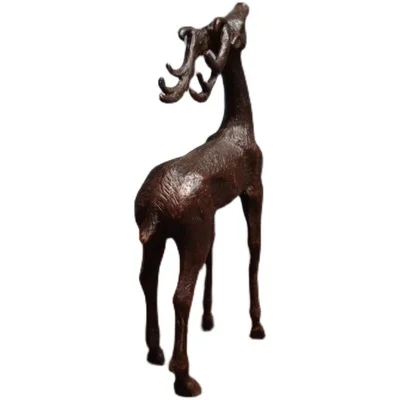 Античная бронза Sika олень украшение для дома | Дом и сад