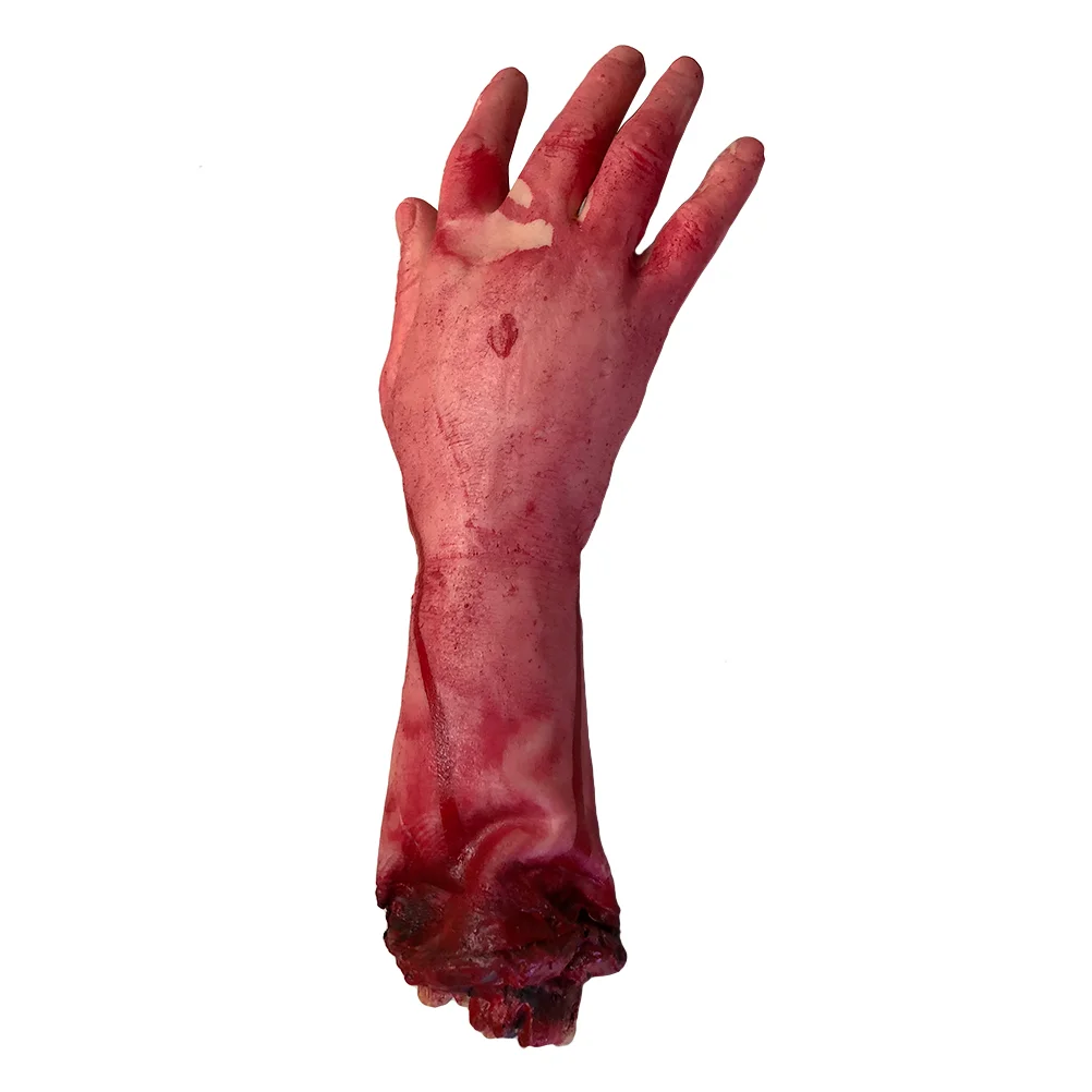 

Halloween Hand Fake Body Severed Broken Parts Props Hands Blood House Decorations Haunted Prop Arm Decoration Scary Accessories