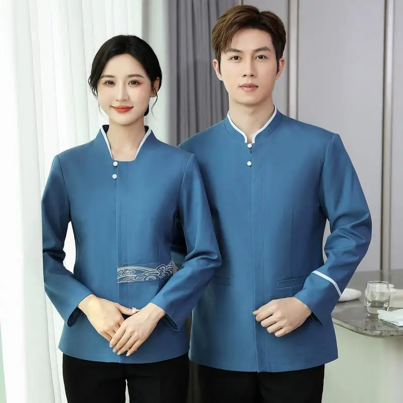 Одежда для уборки рабочая одежда с длинным рукавом осенне-зимняя женщин дома