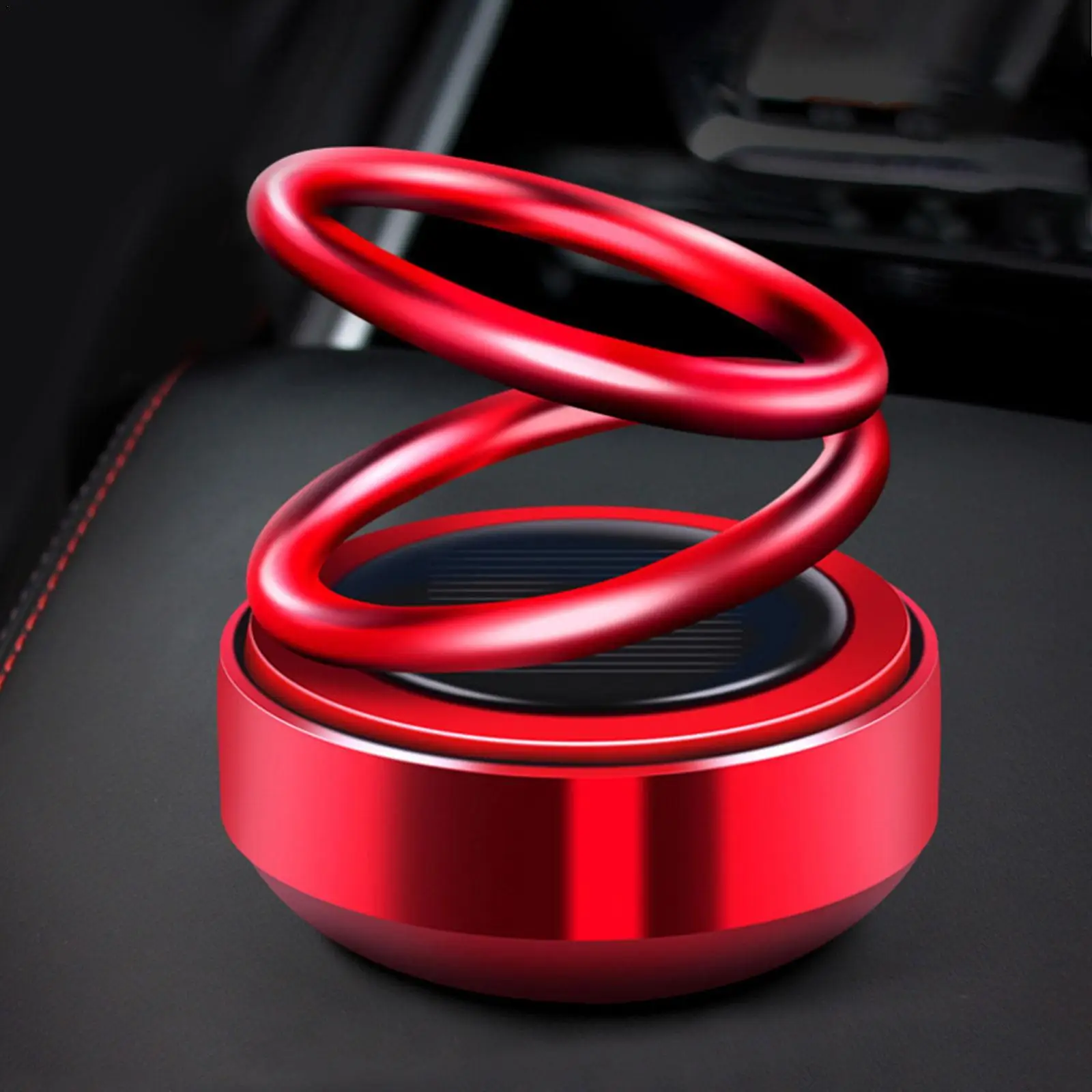 Car Aromatherapy Solar 360 Degree Rotation Car Air Freshener Perfume Fragrance Auto Aromatherapy Flavoring Car Interior Parfum