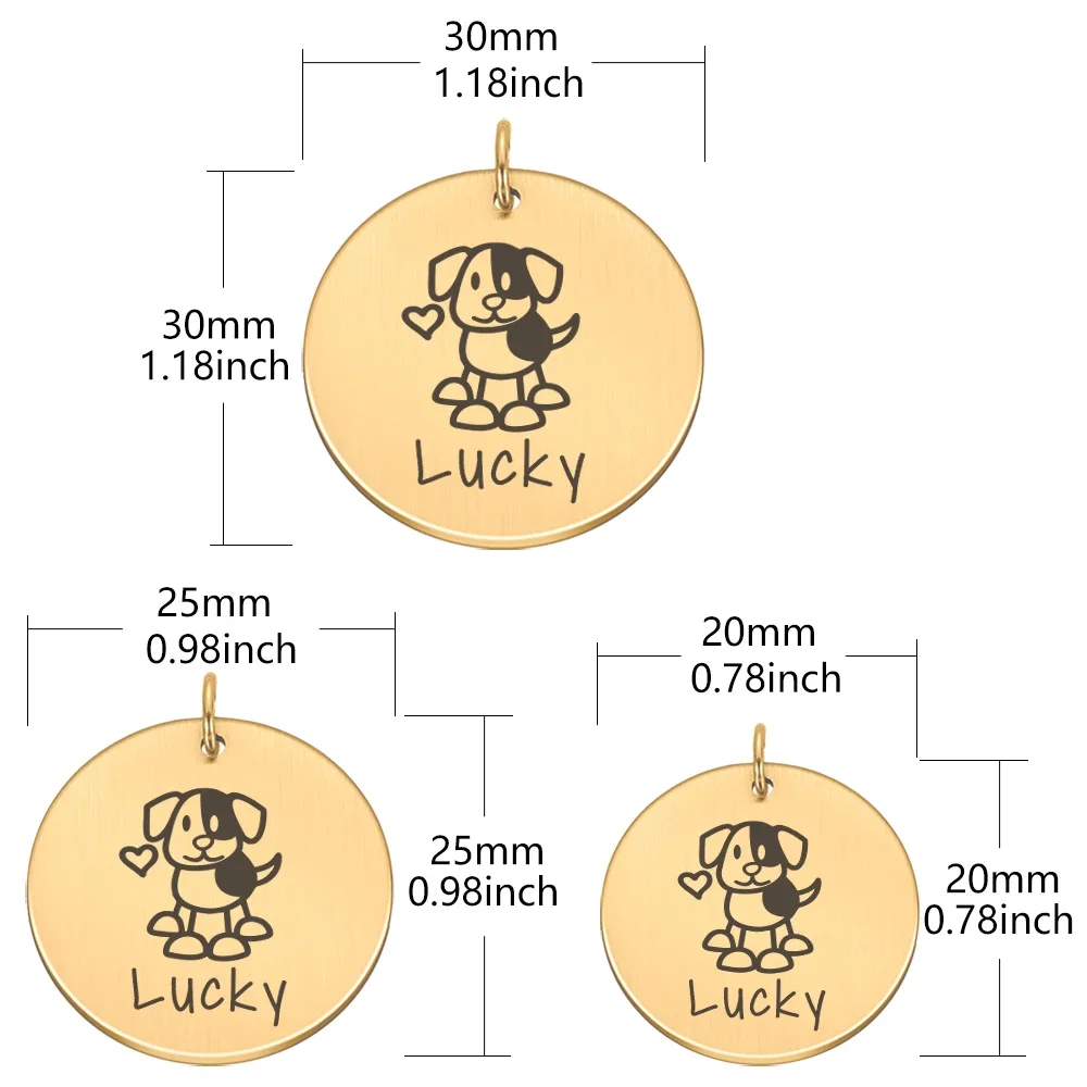 Бесплатная индивидуальная идентификационная бирка для собаки аксессуары