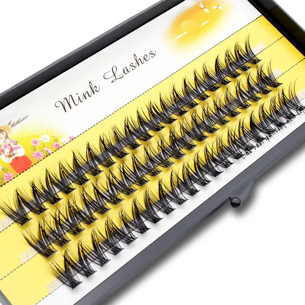 

Накладные ресницы V-образной формы с хвостом Феникса, густые Кластерные Искусственные ресницы, индивидуальные трафареты, макияж для женщин