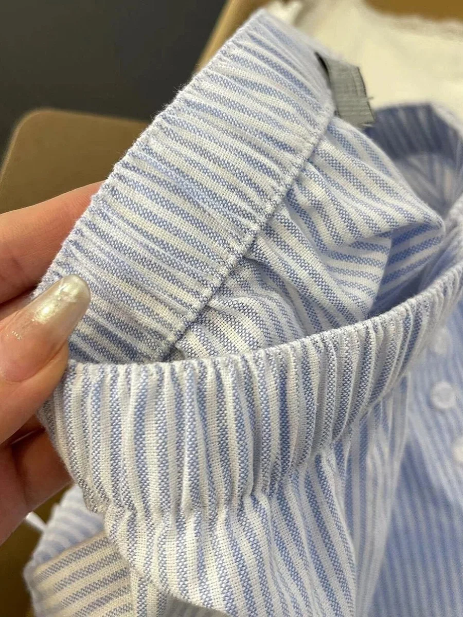 K-sle милые кружевные пижамы женские летние 2024 повседневные широкие шорты с