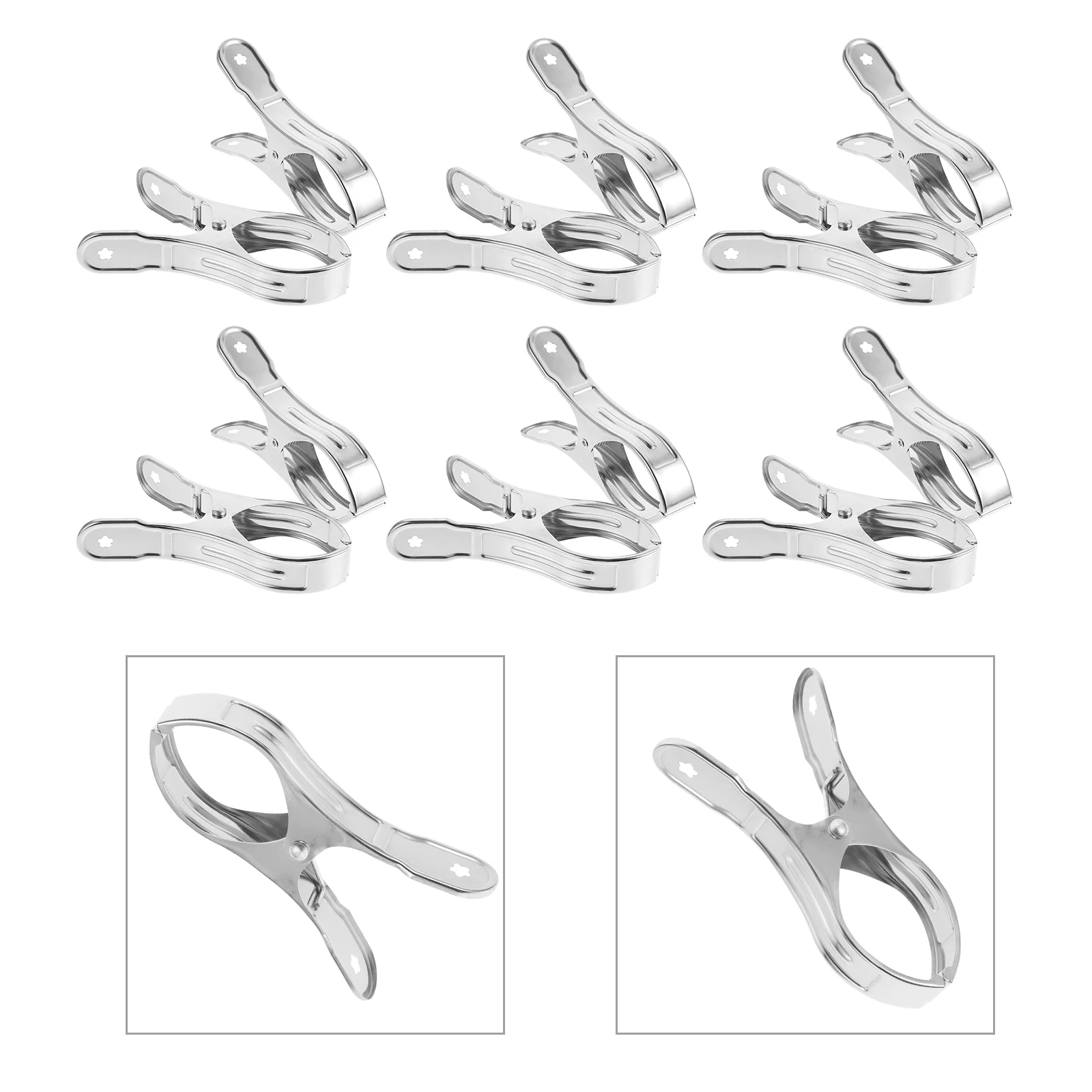 

20pcs Garden Shading Net Clips Stainless Steel Garden Sunshade Cover Clamps