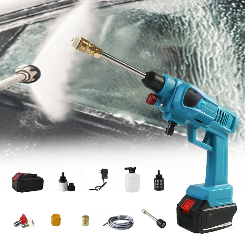 

Portable Powerful High Pressure 12V 24V Lithium Cordless Wireless Car Wash Water Spray