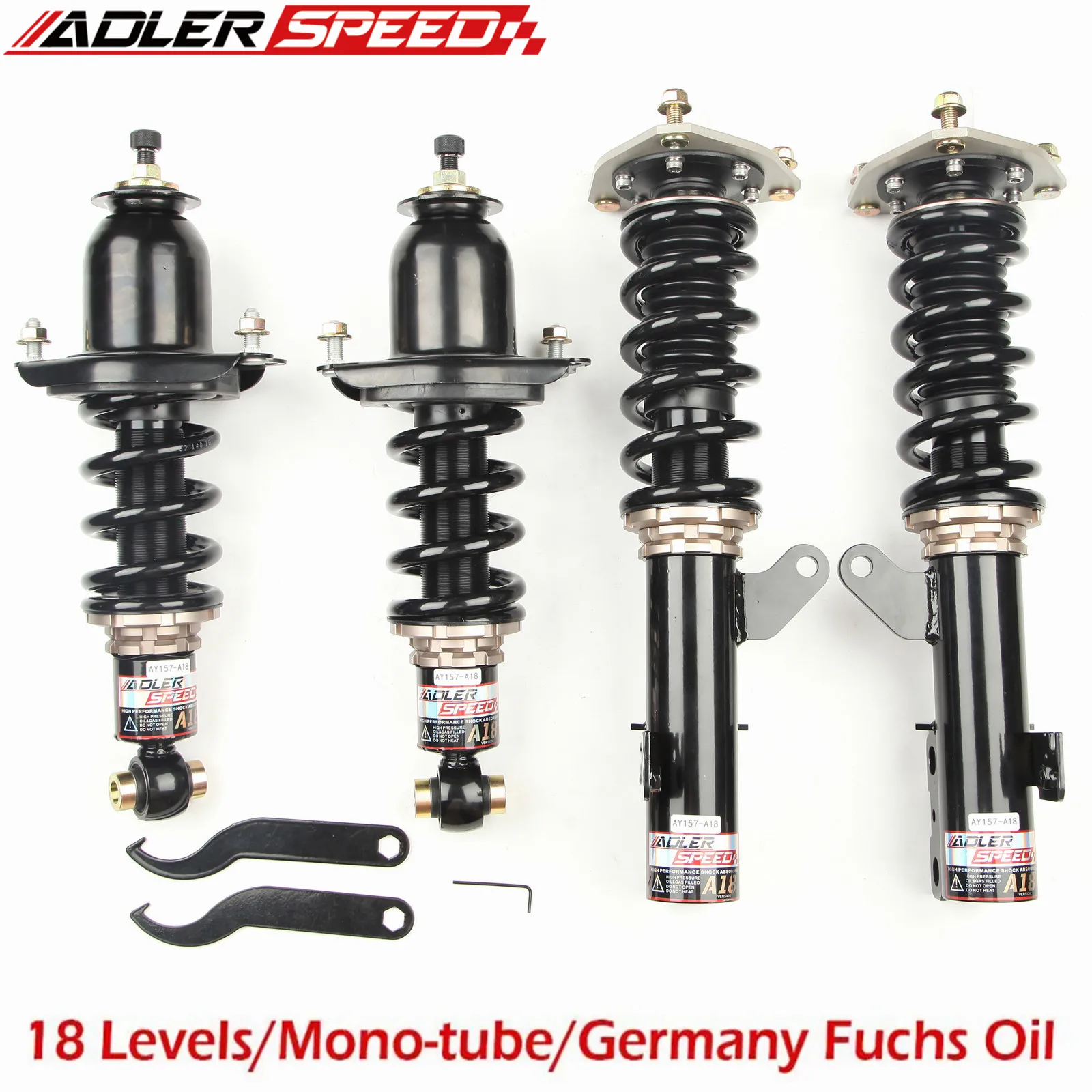 Койловеры ADLERSPEED для Scion TC 05-10 ANT10 18-канальная реклама. Высота опускания
