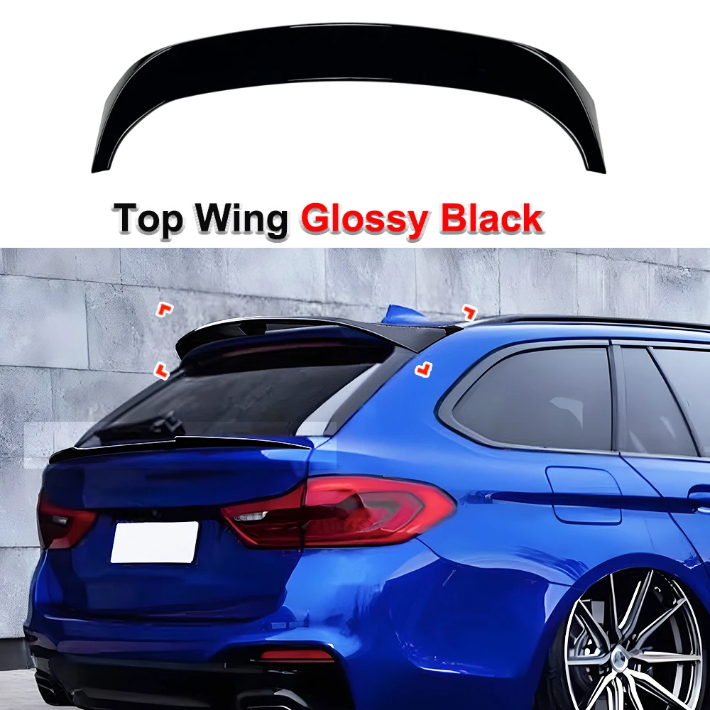 

Для BMW 5 серии Touring G31 2018-2023 Автомобильный спойлер на крышу багажника, задний верхний хвост/Средильные крылья, спойлер, комплекты кузова, модификация