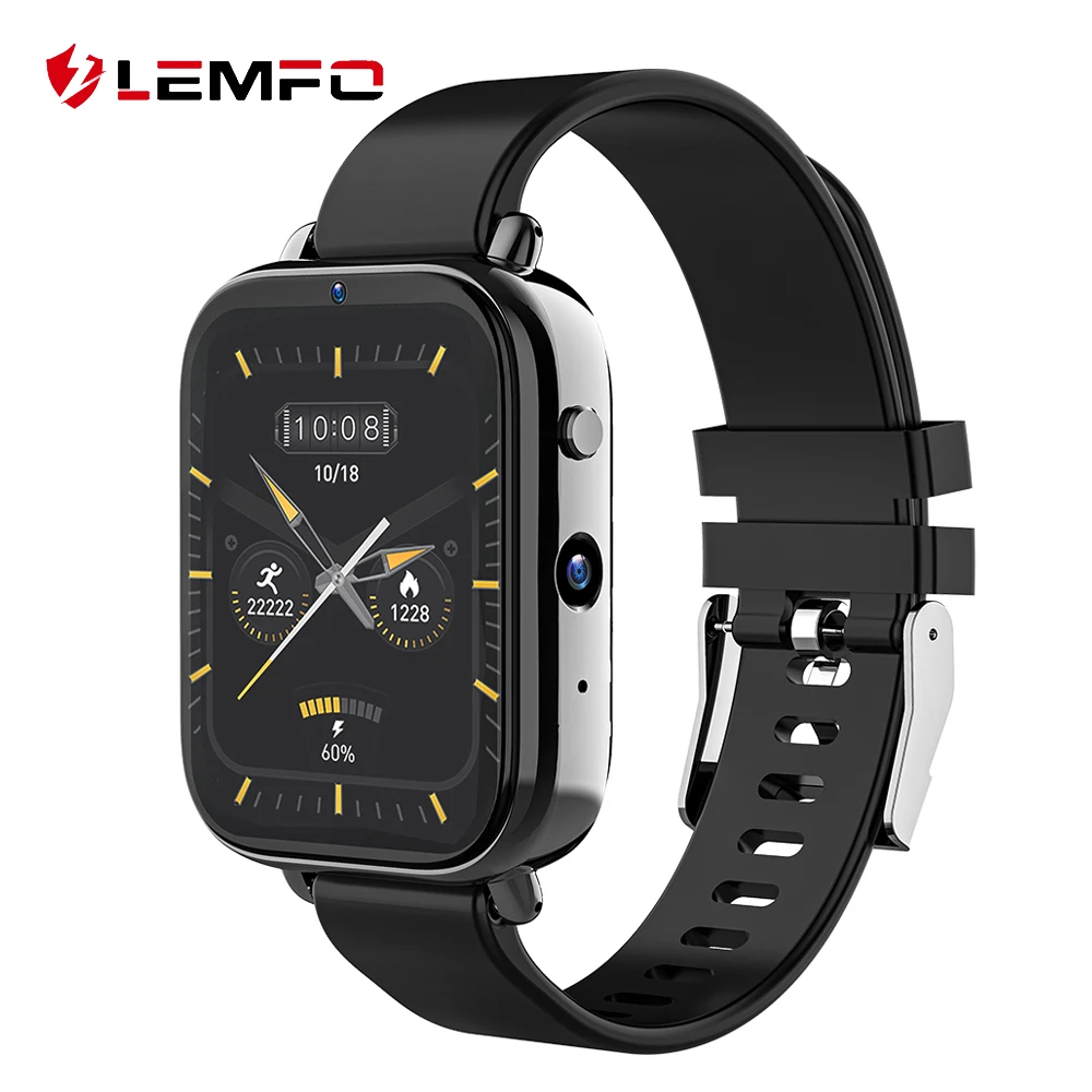 Смарт-часы LEMFO Z20 мужские Android 9 LTE 4G IP68 4 Гб ОЗУ 128 ПЗУ GPS | Электроника