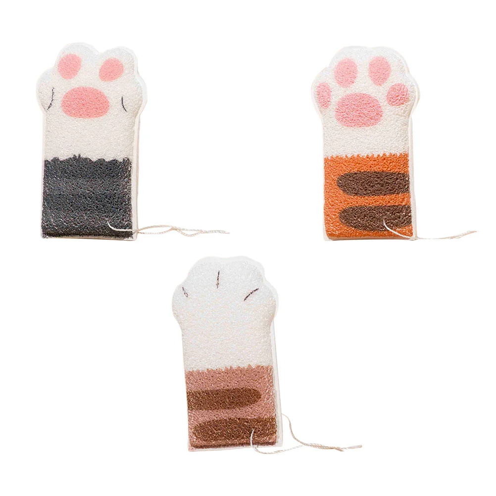

3Pcs Baby Toddler Shower Brush Shower Sponge for Newborn Toddler Bathing
