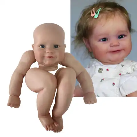 Комплект реборн Maddie Bebe, виниловая кукла-Младенец Ручной работы, Неокрашенная, комплект игрушек «сделай сам», 24 дюйма